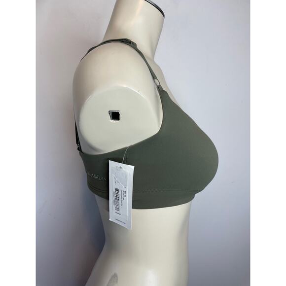 Outdoor Voices Women's Size XXS Zoom Double Strap Sports Bra Tea Tree Green NWT - Picture 6 of 10